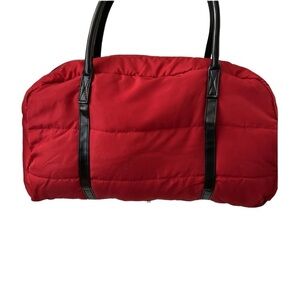 Beyoncé NWT Red Quilted Women's Bag duffel bag